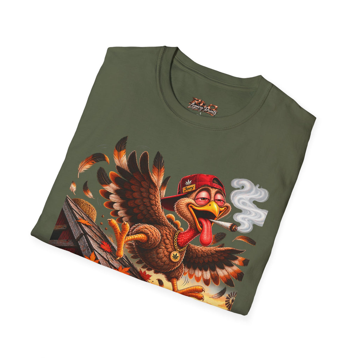 Too High to Fly Funny Cannabis Eagle T-Shirt