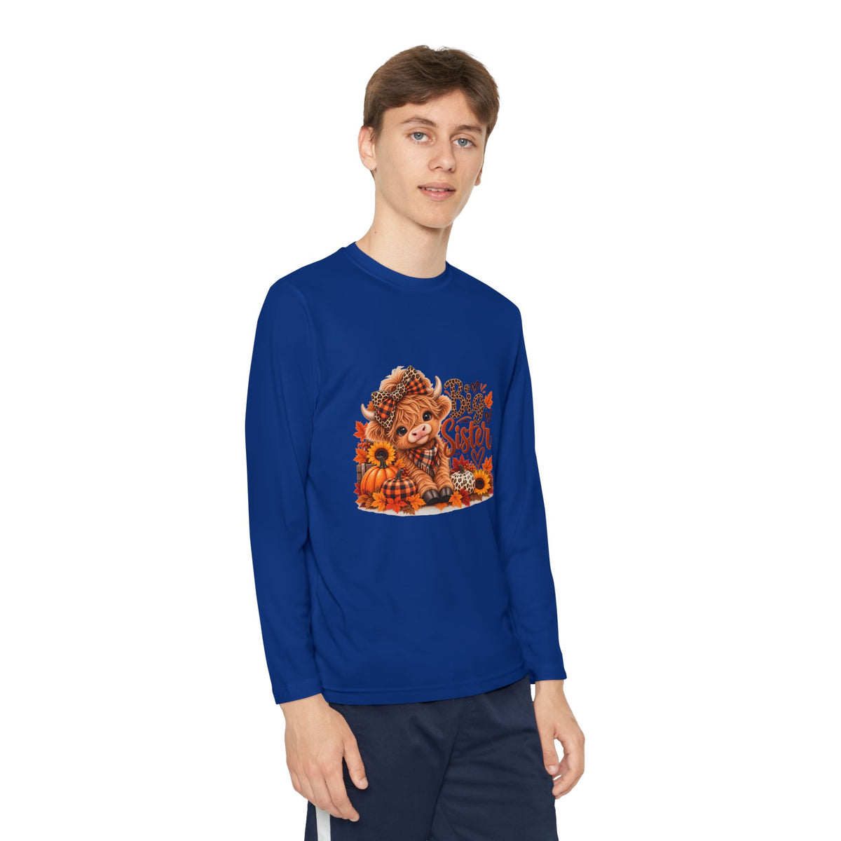 Big Sister Autumn Fox Youth Long Sleeve Tee