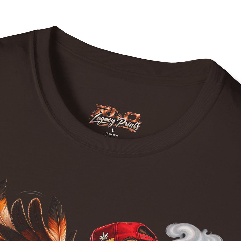 Too High to Fly Funny Cannabis Eagle T-Shirt