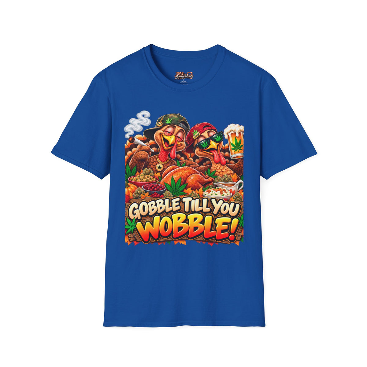 Gobble Till You Wobble Thanksgiving Turkey T-Shirt