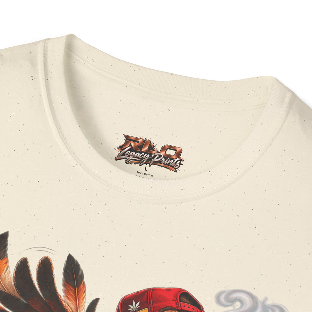 Too High to Fly Funny Cannabis Eagle T-Shirt