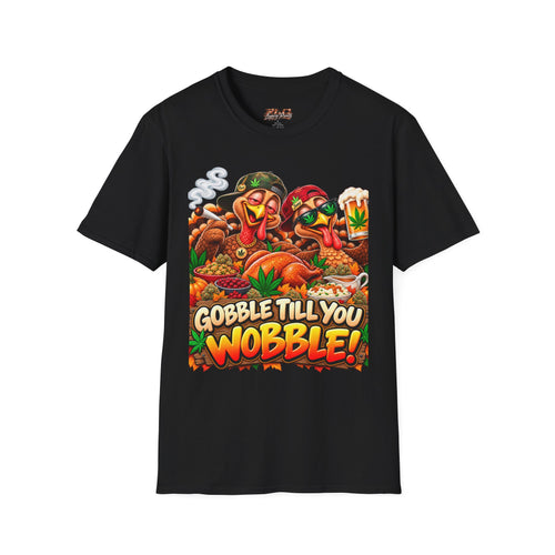 Gobble Till You Wobble Thanksgiving T-Shirt