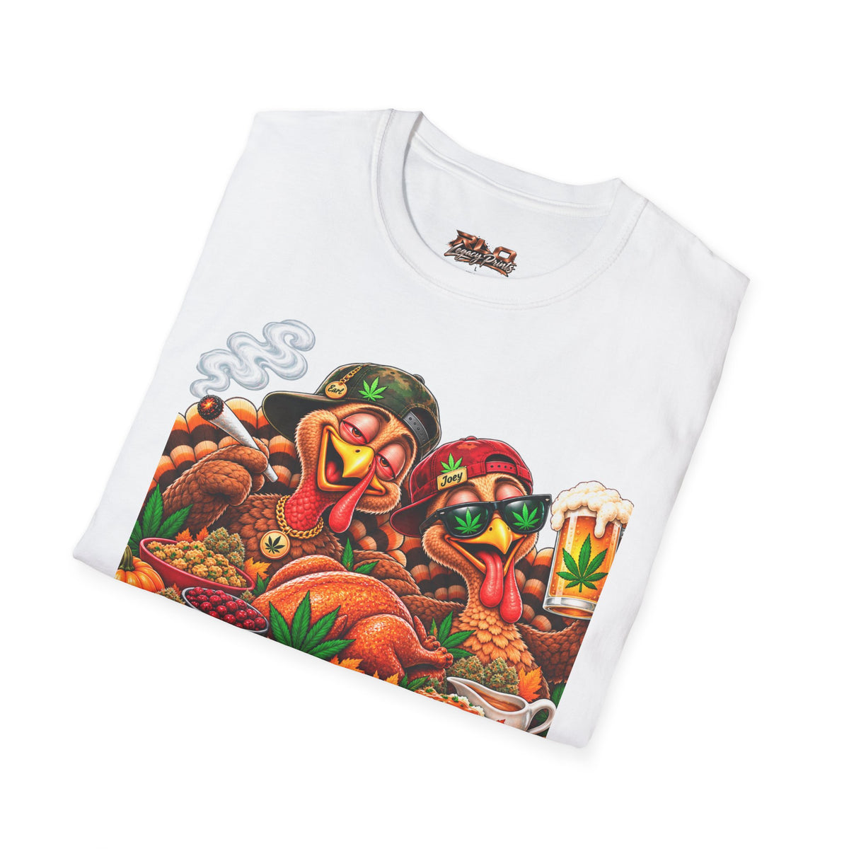Gobble Till You Wobble Thanksgiving Turkey T-Shirt