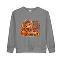 Big Sister Fall Highland Cow Toddler Sweatshirt