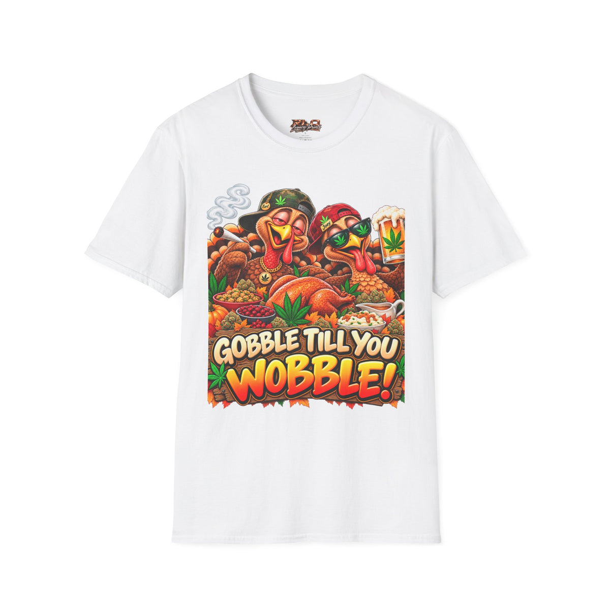 Gobble Till You Wobble Thanksgiving Turkey T-Shirt