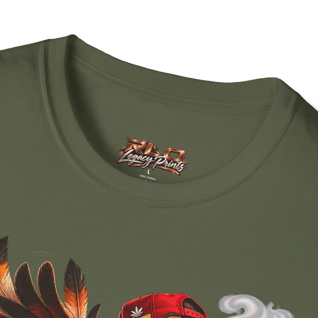 Too High to Fly Funny Cannabis Eagle T-Shirt