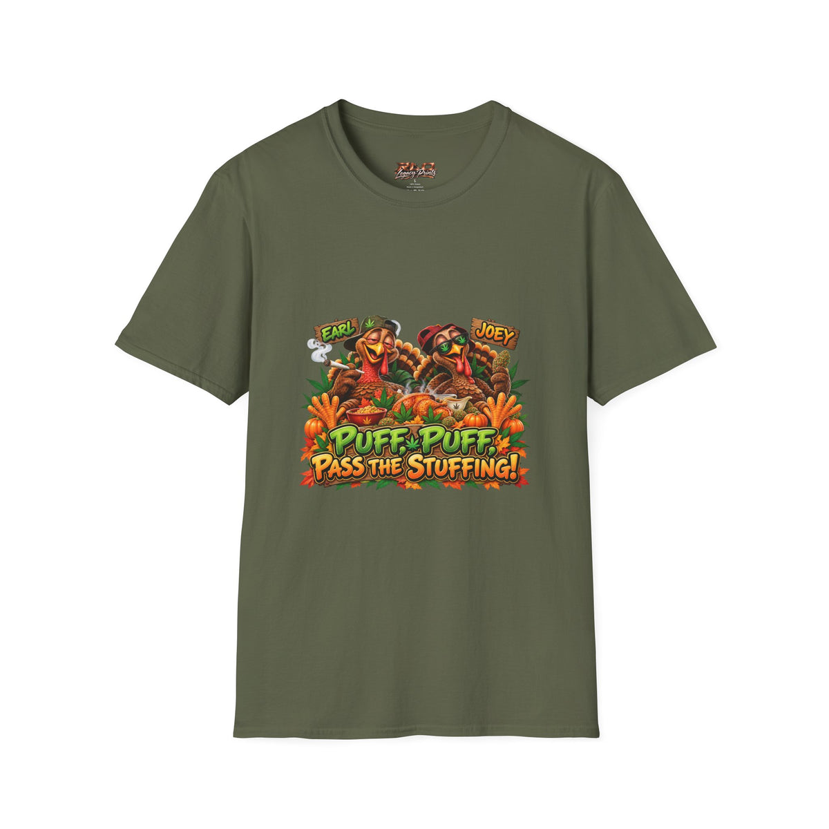 Puff Puff Pass the Stuffing Thanksgiving T-Shirt